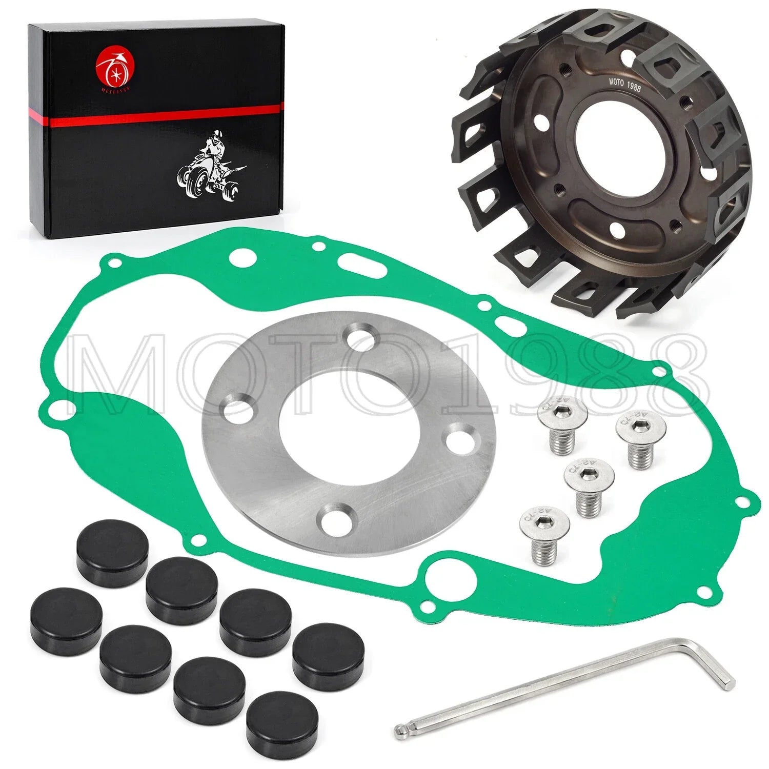 CNC Billet Heavy Duty Clutch Basket & Gasket for YAMAHA Banshee (1987–2006)