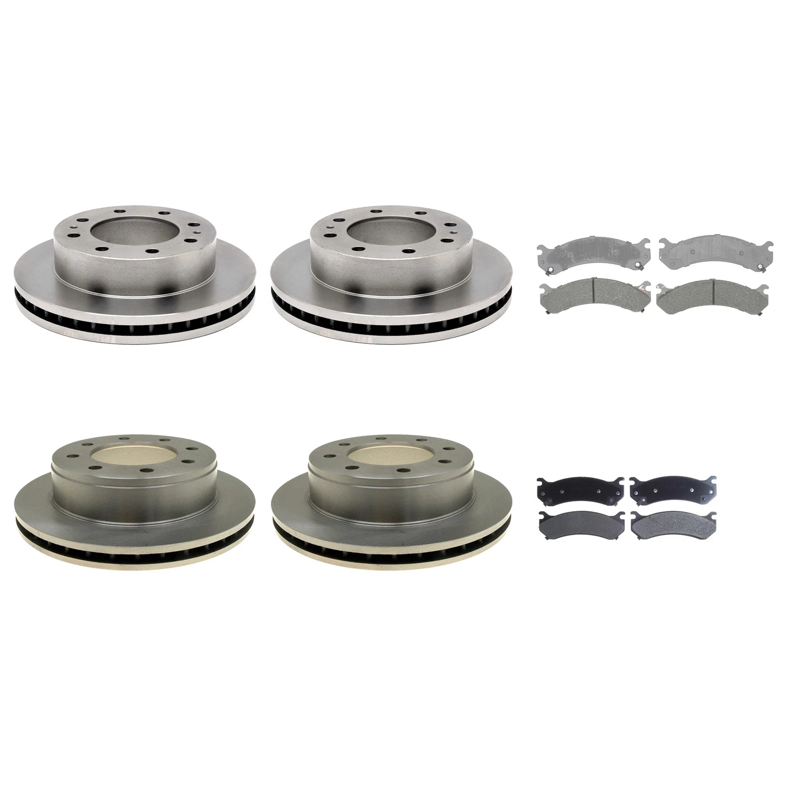 ACDelco Silver Brake Kit Disc Rotors Pads for Sierra 2500 (2015–2019)