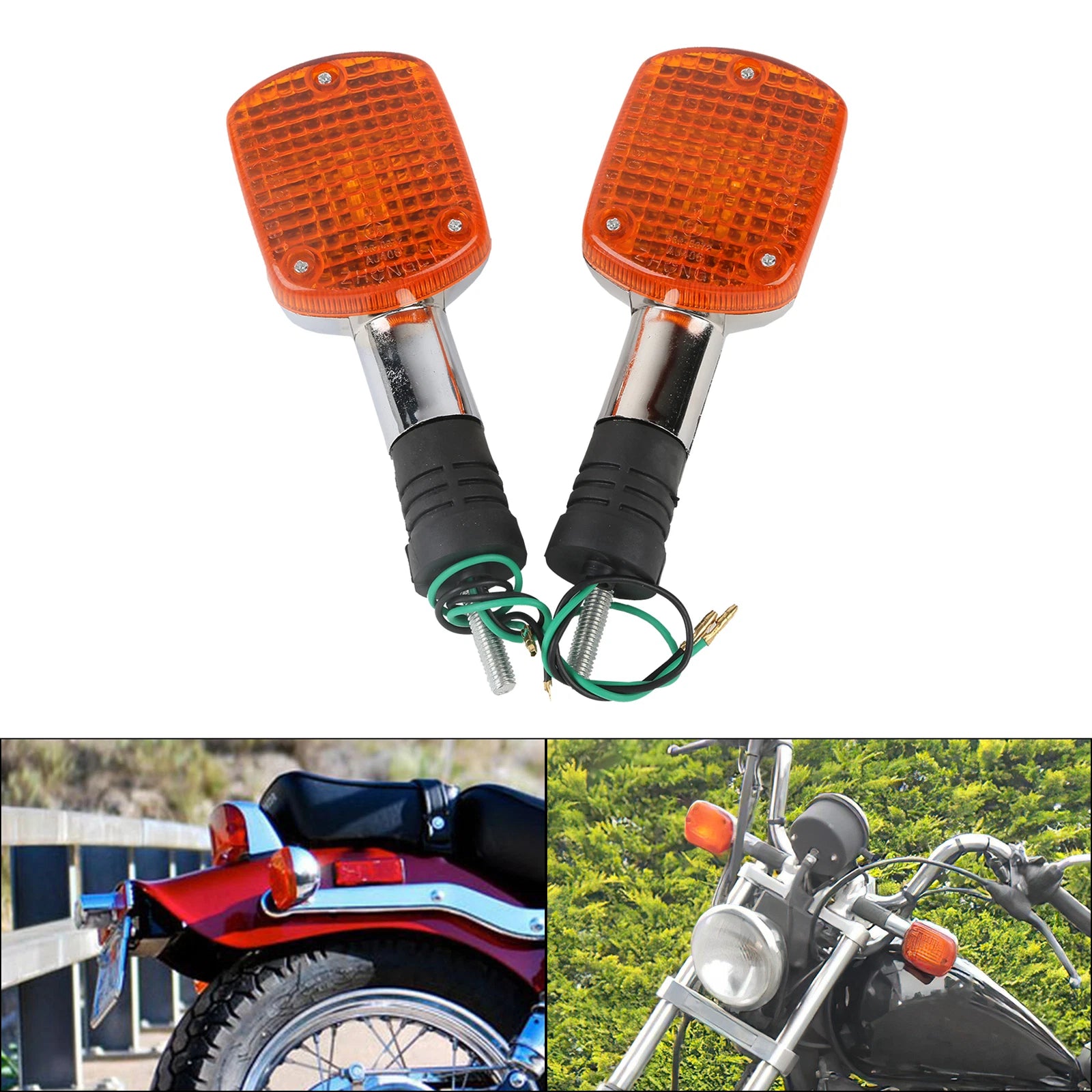 Turn Signals Blinker Light for Honda Shadow VT400 VT600 VT750 VT1100 VF250 (1997–2003)
