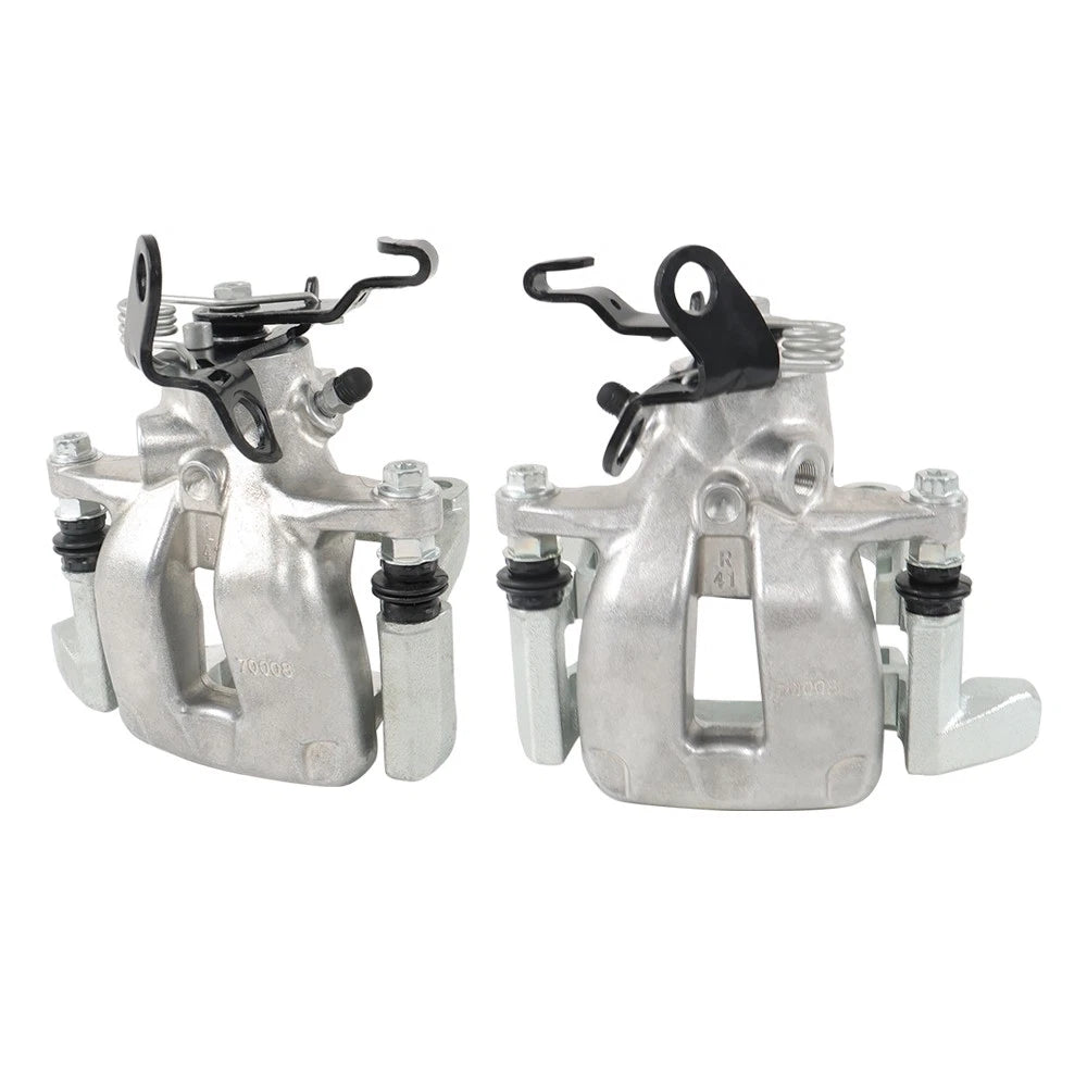 2X Rear Brake Calipers with Bracket for Audi Volkswagen (2006–2010)