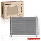 AC condenser with receiver drier for Honda Accord (2014–2017)