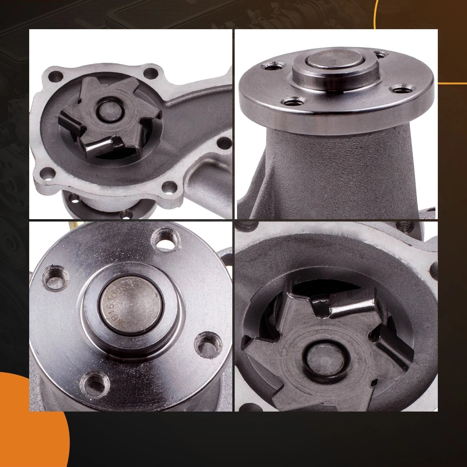 Water Pump for Kubota D722 D902 D662 D782 (1983–2023)