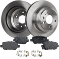 Rear Brake Disc Rotors and Pads Kit for Acura RL (2005–2012)