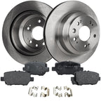 Rear Brake Disc Rotors and Pads Kit for Acura RL (2005–2012)