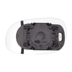 Right Side White Heated Mirror Glass for Mitsubishi Carisma (1995–2006)