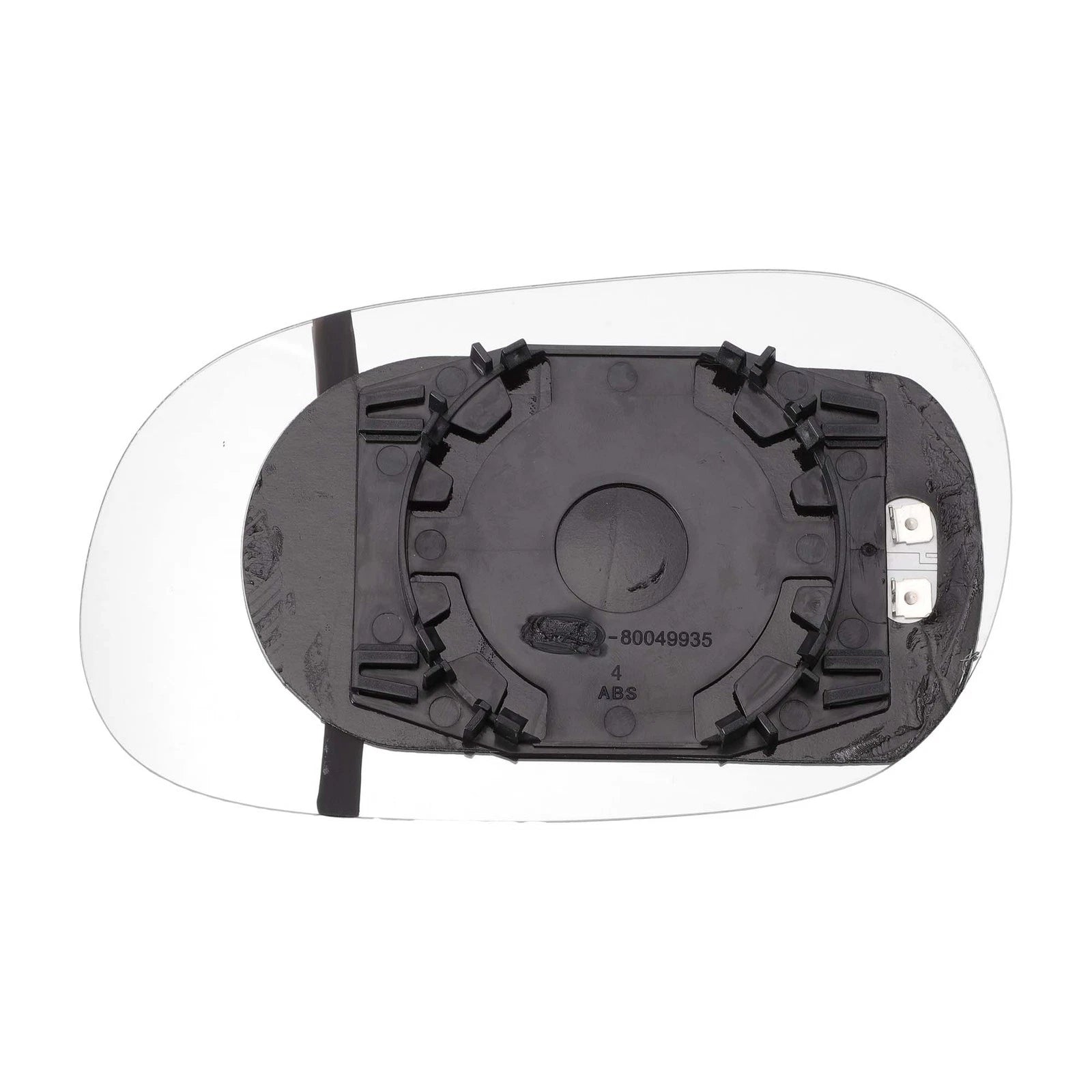 Right Side White Heated Mirror Glass for Mitsubishi Carisma (1995–2006)