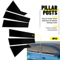 Gloss Black Pillar Posts Door Window Trim Cover for Kia Forte Sedan (2019–2023)