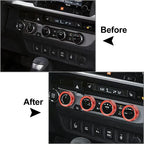 AC Climate Control Ring Knob Trim for Toyota Tacoma (2016-2023)