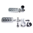 CNC Footpeg Rest Kit Chrome for Suzuki Boulevard M90 S50 M50Z (2006–2023)