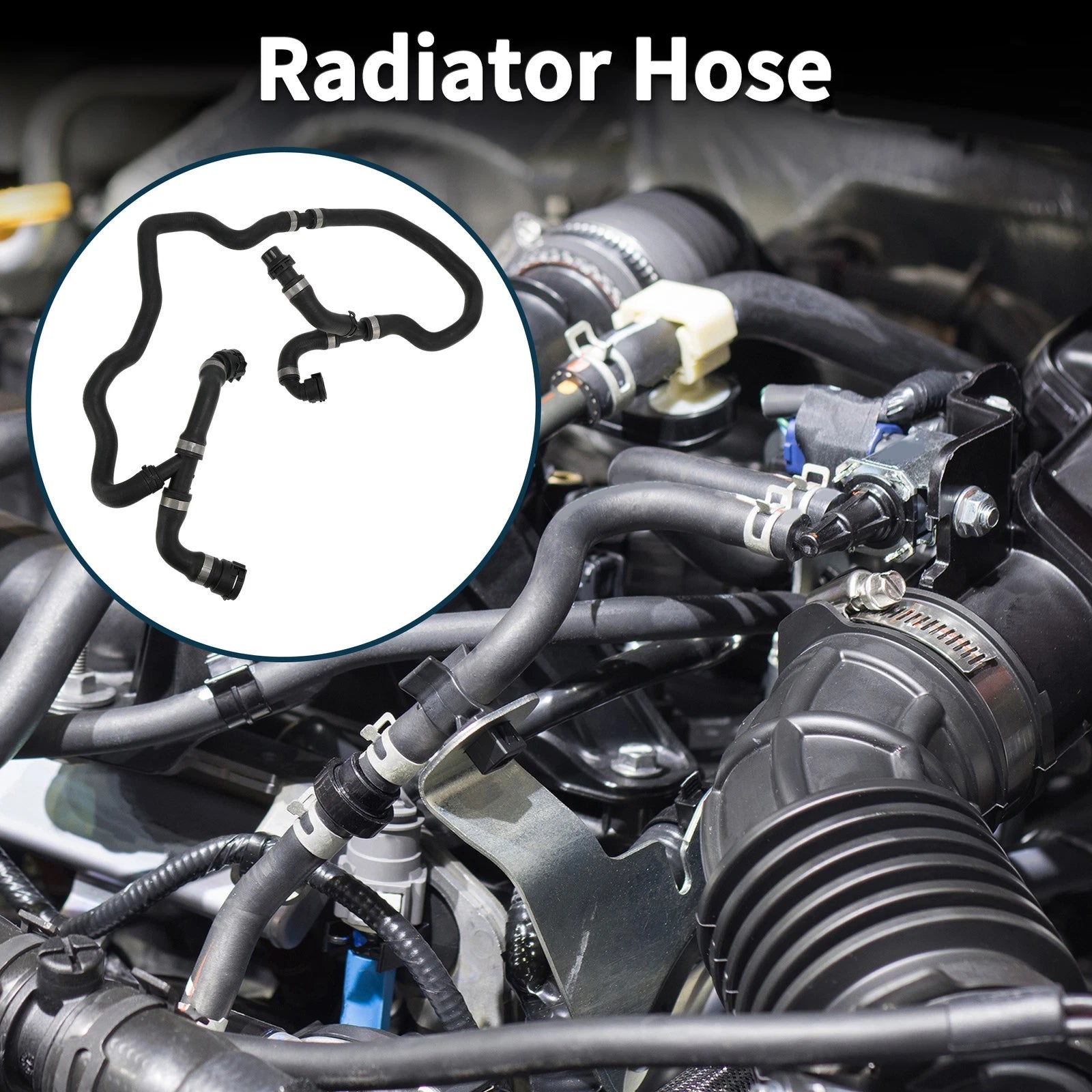 Radiator Hose Heater Hose for BMW 525Li (2008–2010) No. 17127575342