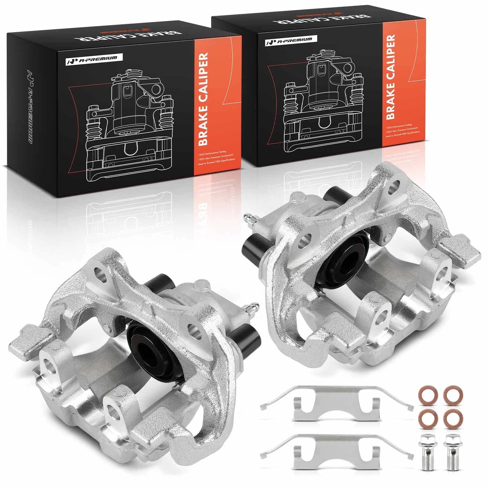 Pair Rear Brake Calipers for Mercedes-Benz W211 E320 E350 (2003–2009)