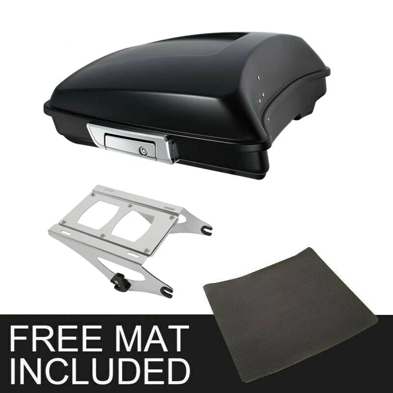 Matte Razor Trunk Luggage Mount Rack for Harley Touring Street Glide (2014–2026)