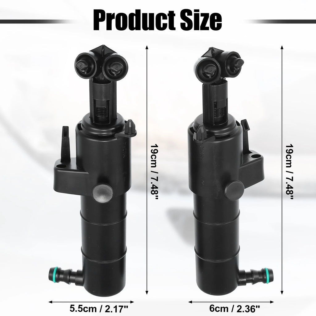 Headlight Washer Nozzle Set for Mercedes-Benz E350 E550 E63 AMG (2006–2016)
