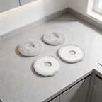 Set of 4 Microfiber Mop Cloths for Easy Installation