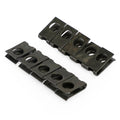 Set of 10 Zinc Plated Spring Spire C Clips U Nuts for M5