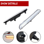 Set of 4 Clear Amber LED Side Marker Lights for GMC Sierra 2500 3500 (2020–2024)
