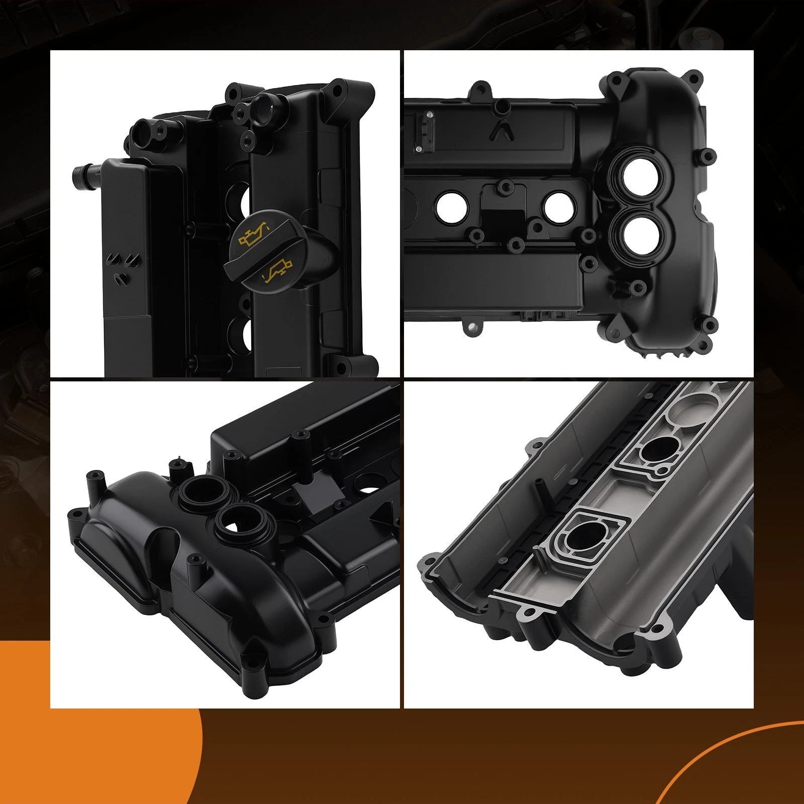 Engine Valve Cover for Lincoln MKZ/MKC 2.0L 2.3L Turbo (2015–2020) LR070360 w/ Gasket