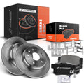 Rear Disc Brake Rotors & Ceramic Pads for Honda CR-V (2002–2004)
