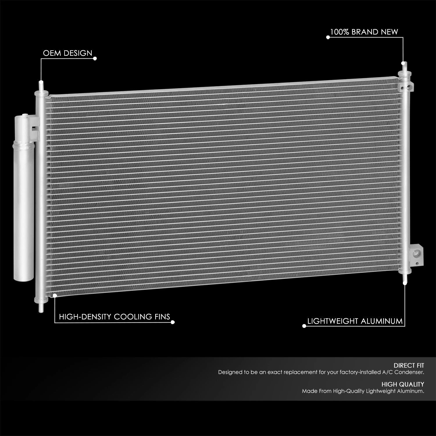 A/C Condenser for Acura ILX Honda Civic (2012–2020) HO3030156