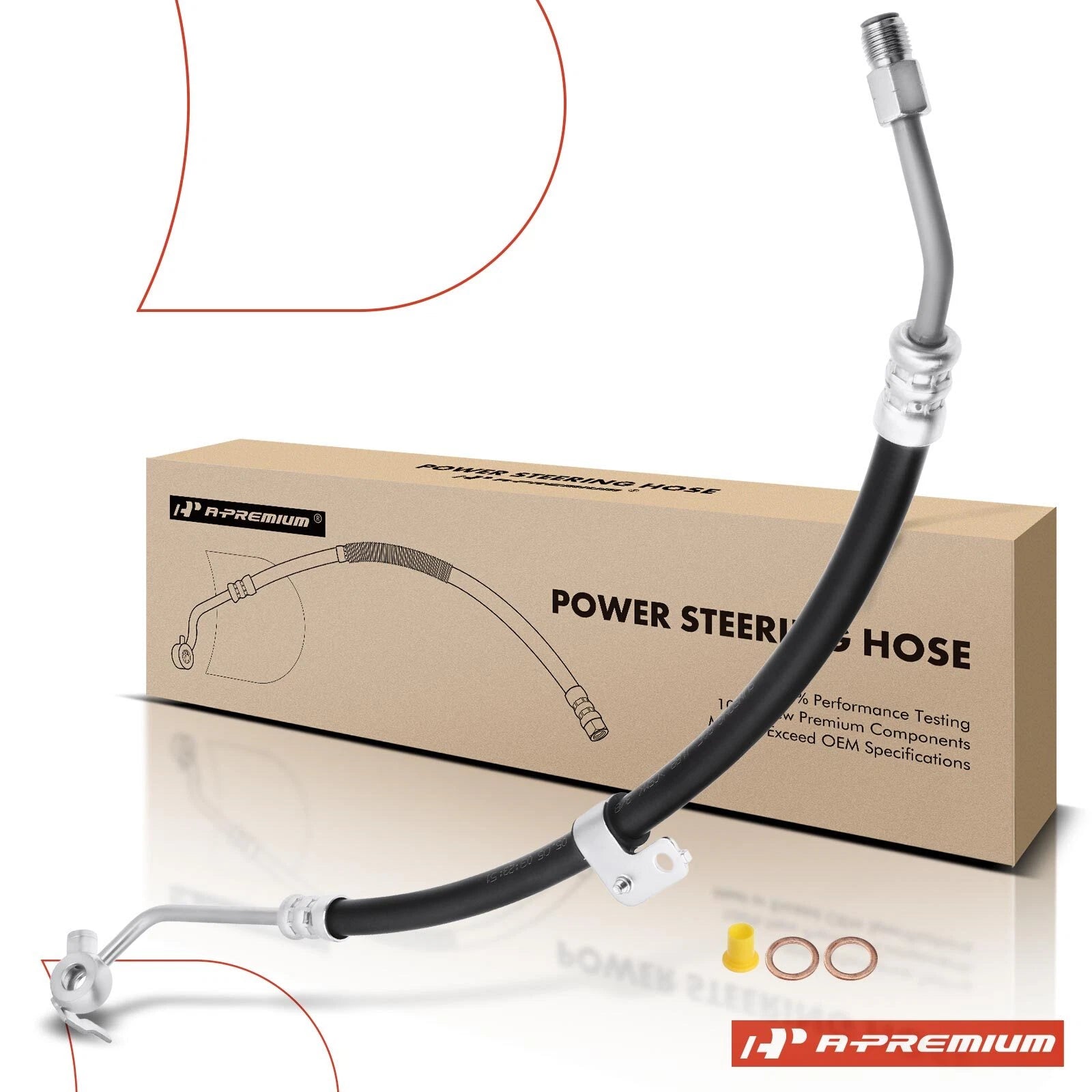 Power Steering Pressure Hose Assembly for Toyota Tacoma (2000-2004) 2.7L