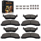 Set of 4 Front & Rear Brake Pads for Ford F-150 (2012–2020) P1414 P1602