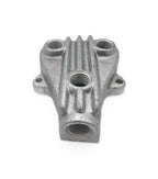 3 Port Unpolished Triangle Finned Fuel Distribution Block for Hot Rods (—)