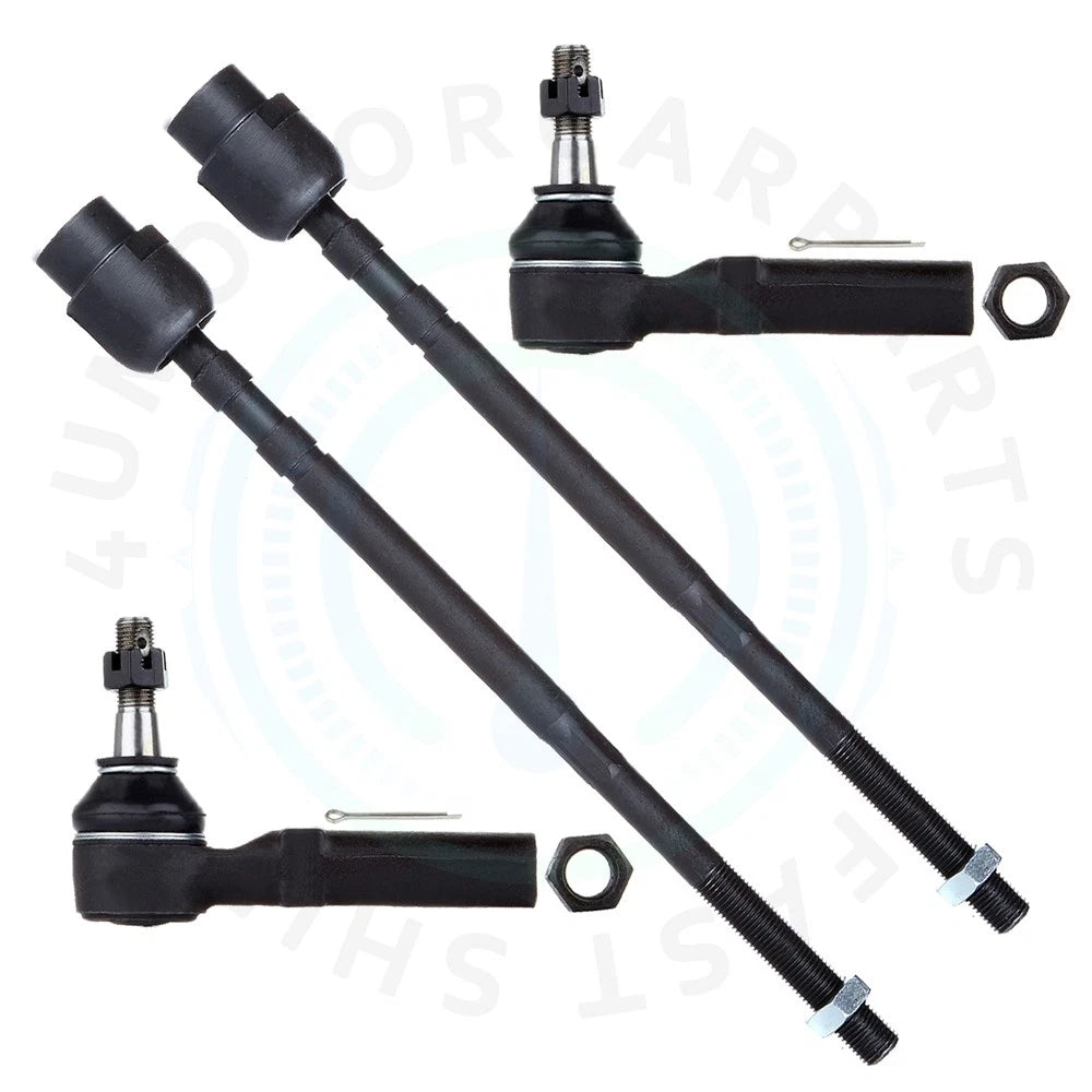 Set of 4 Tie Rods for Chevrolet Impala (2000–2013)