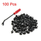 100pcs Plastic Rivets Clips & Fastener Remover for Toyota