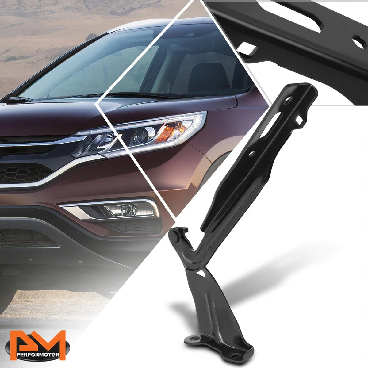 Left Driver Side Steel Engine Hood Hinge for Honda CR-V (2012–2016)
