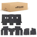 Black Floor Mat Kit for Kia Carnival MPV 8 Passenger Model 2022-2024 PTE Black