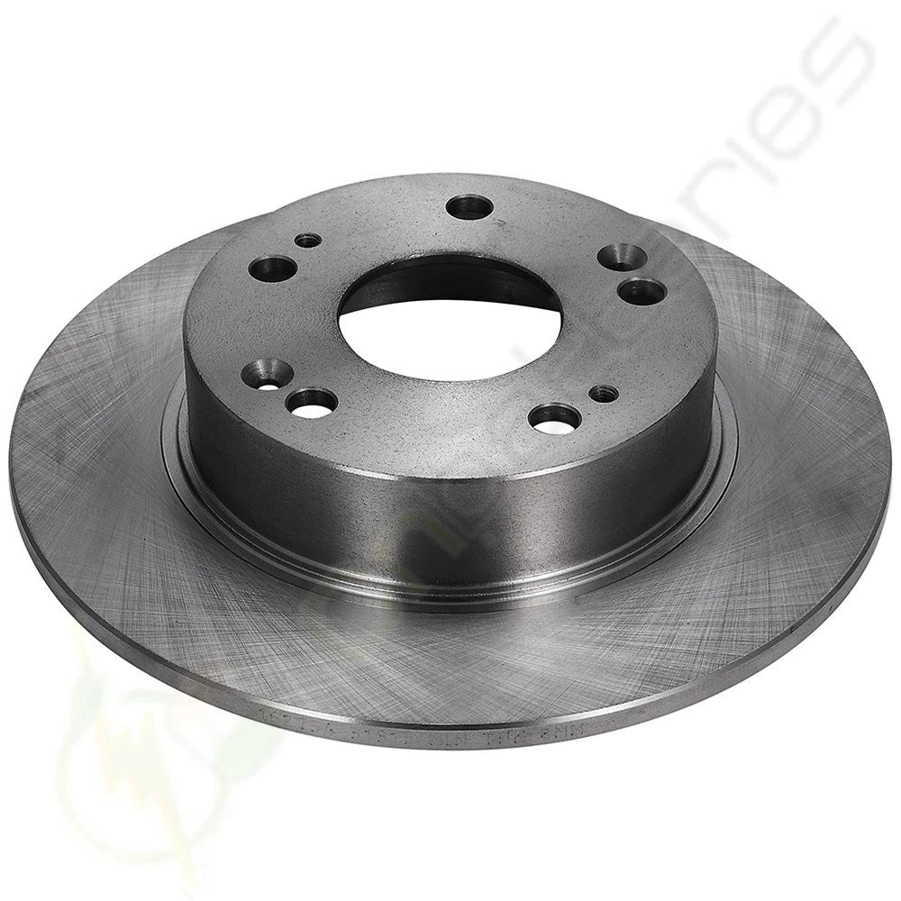 Set of 4 Solid Brake Rotors for Acura TSX (2004–2008) & Honda Accord (2003–2007)