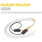 2X Flexible Tube LED Strip Daytime Running Light for