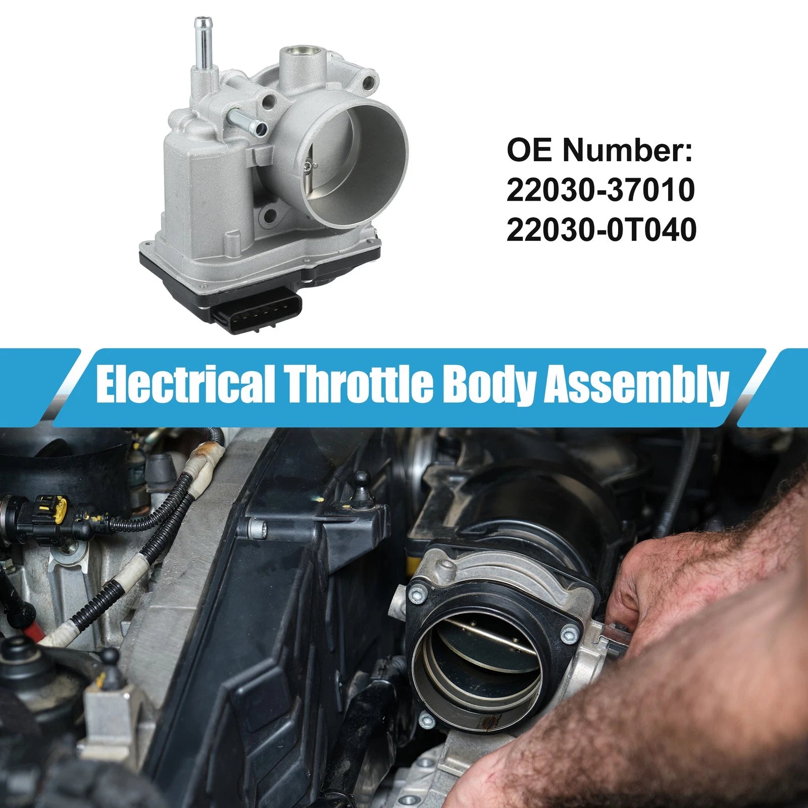 Electronic Throttle Body Assembly for Toyota Corolla (2003–2008) No.22030-37010/22030-0T040
