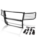 Front Bumper Brush Grille Guard for GMC Sierra 1500 (2007–2013) Black Coated