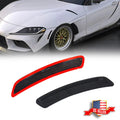 2X Smoked Lens Front Fender Side Marker Reflectors for Toyota GR Supra (2020–2022)