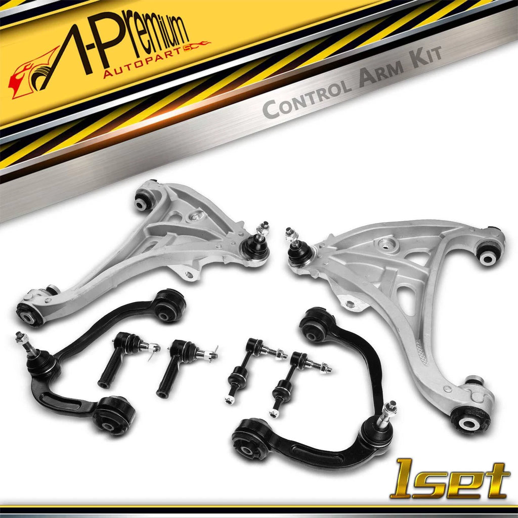 Set of 8 Front Control Arms with Ball Joints for Ford F-150