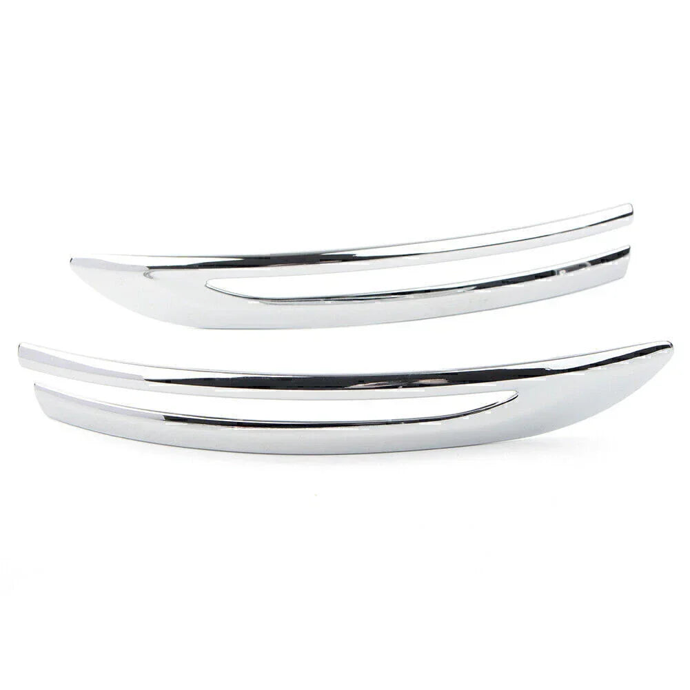 ABS Chrome Rear View Mirror Stripe Covers for Nissan Kicks (2017-2019)