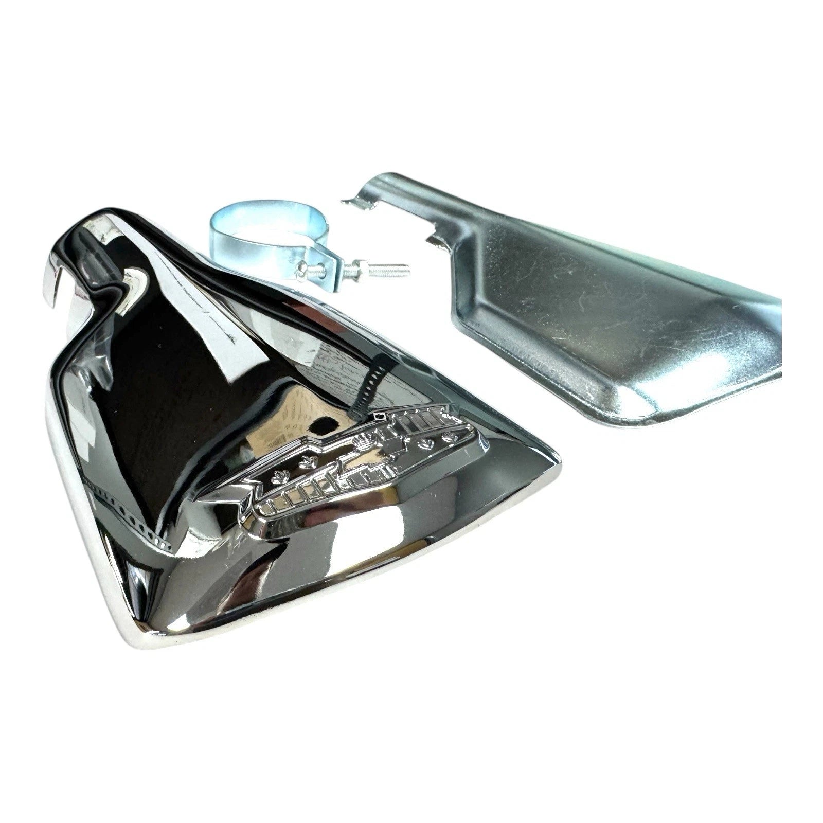 Chrome Exhaust Extension Deflector Tip for 1955–1956 Chevy Full Size