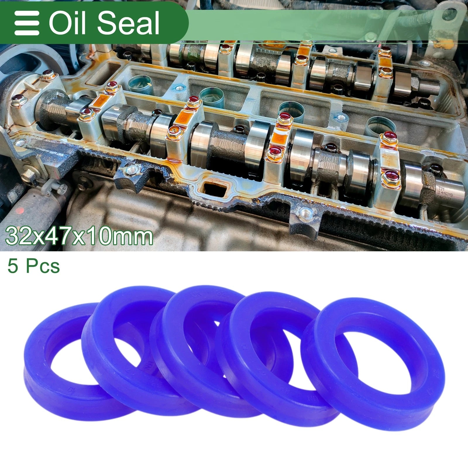 Set of 5 Oil Seal Rotary Shaft Seal 32x47x10mm for Various Models
