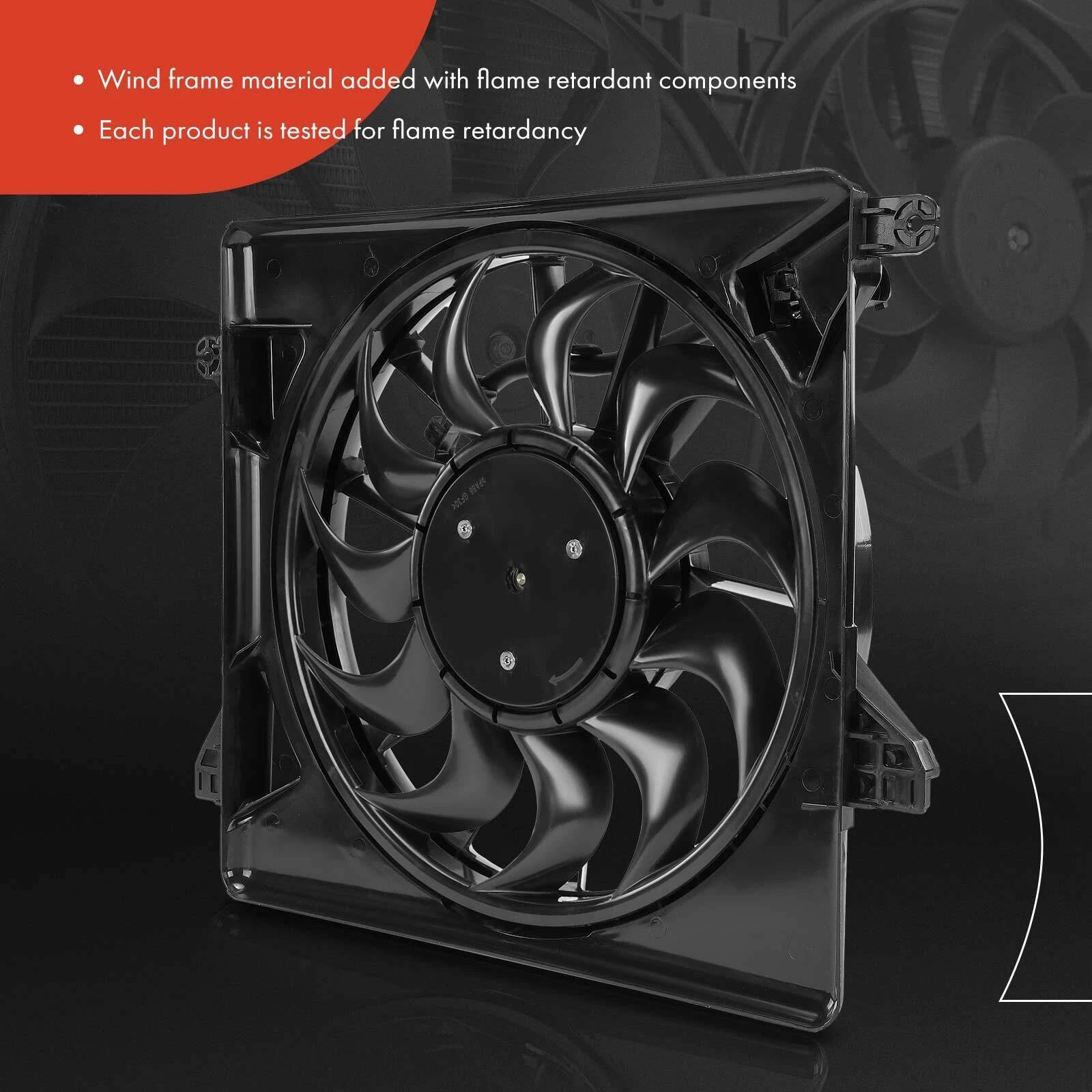 Cooling Fan Assembly for Kia Sportage (2017–2022) AWD 2.0L