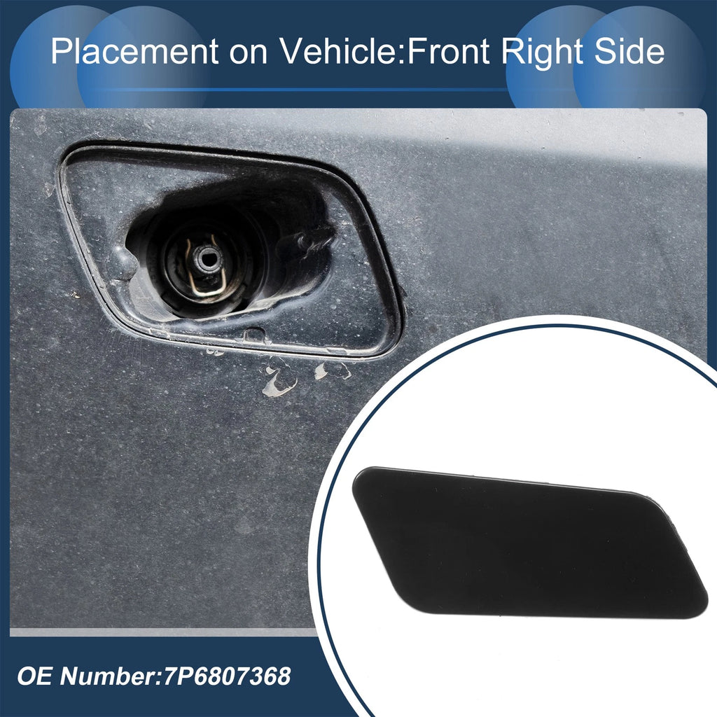 Front Right Washer Nozzle Cover Cap for Volkswagen Touareg (2011–2014) 1 Pcs