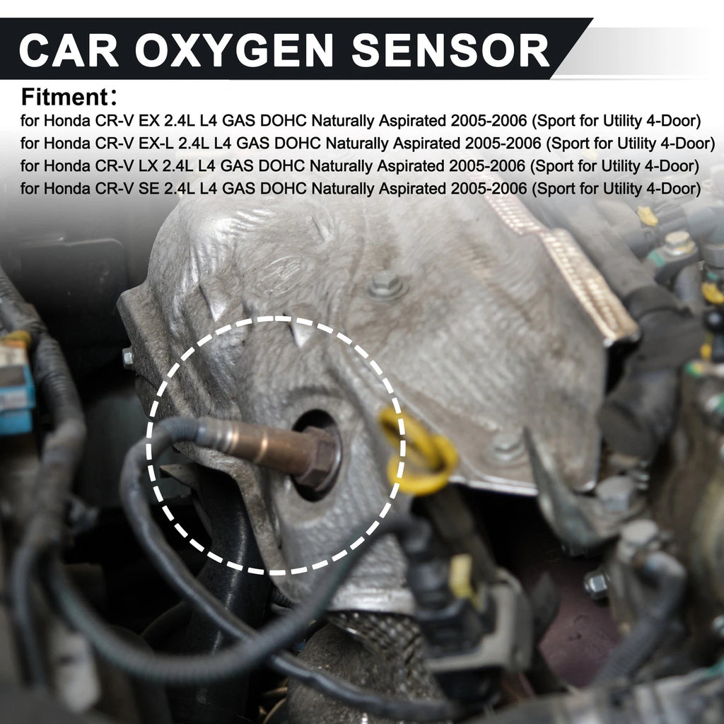 2X Upstream Downstream Oxygen Sensor for Honda CR-V EX (2007–2011) No. 2344352