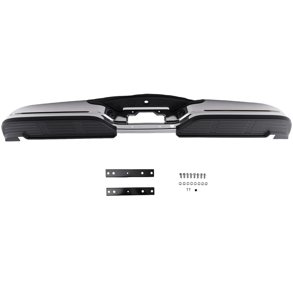 Chrome Rear Bumper Assembly for Ford F250 F350 (1999-2007)