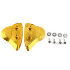 Rearview Mirror Block Off Plates for Yamaha YZF-R6 (2017–2024) - Gold