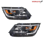 Set of 2 Halogen Headlights with LED DRL for Ford Explorer Sport (2016–2018)