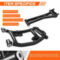 Set of 4 Control A-Arms for Polaris RZR S 900 (2016–2020) Black