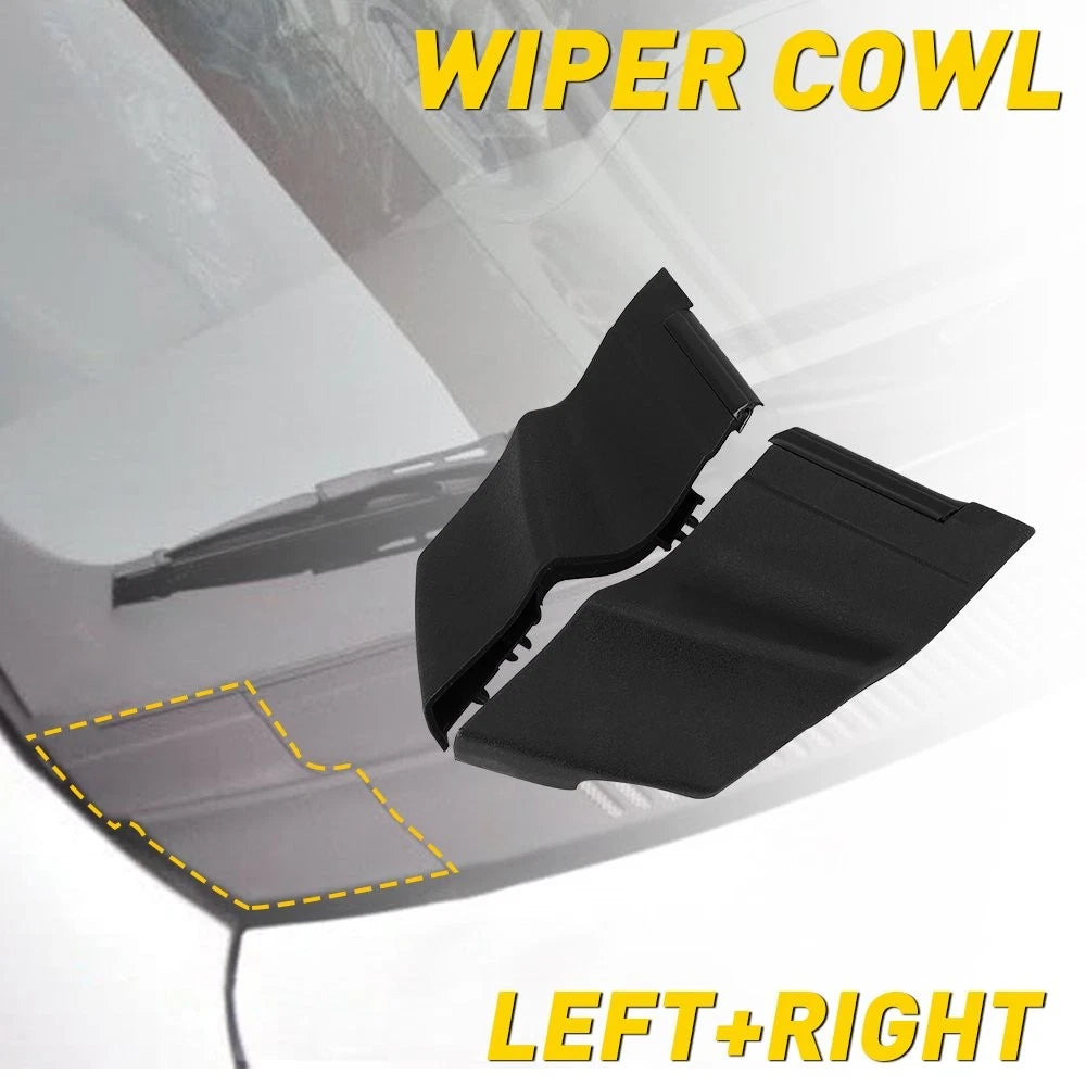 2X Windshield Wiper Side Cowl Cover Trim for Toyota Yaris (2006–2010)