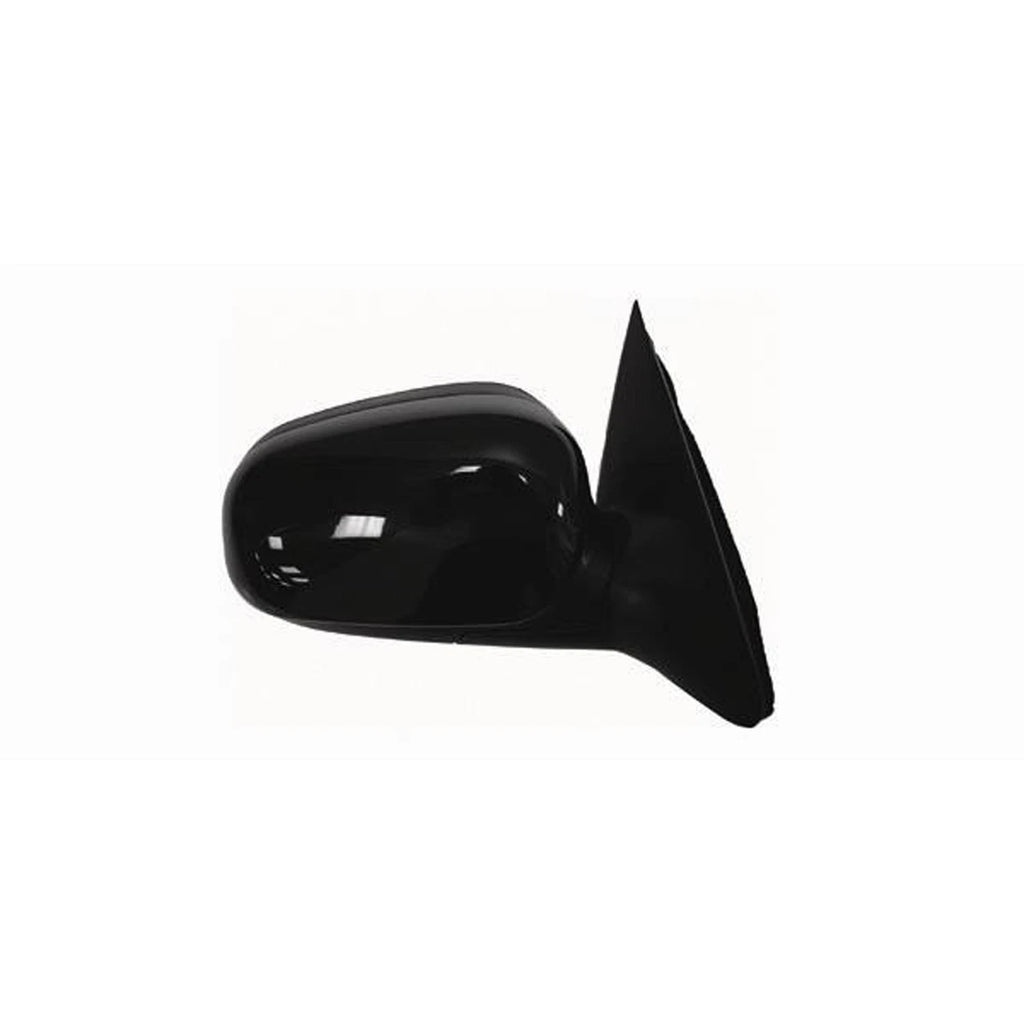 Replacement Black Gloss Passenger Side Power Door Mirror w/o Heated Glass