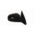 Replacement Black Gloss Passenger Side Power Door Mirror w/o Heated Glass