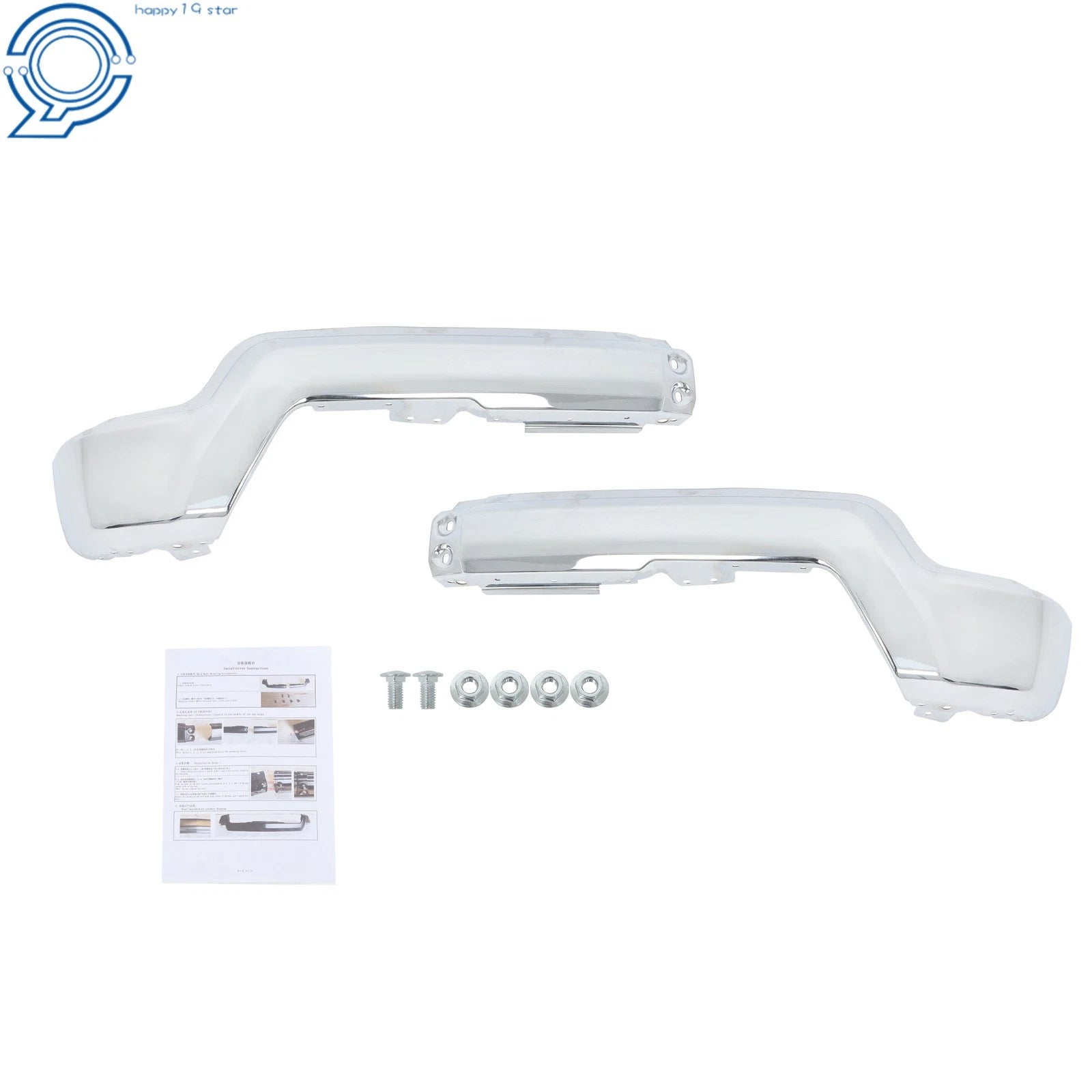 Chrome Steel Front Bumper for Chevy Silverado (2022-2024)